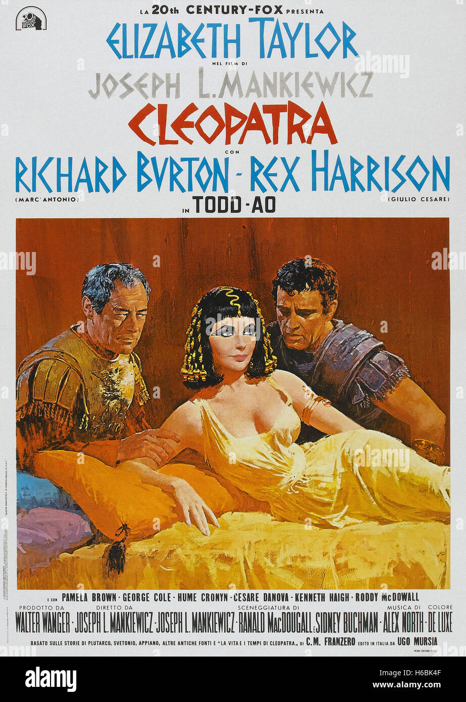 Cléopâtre (1963) - Movie Poster - Banque D'Images