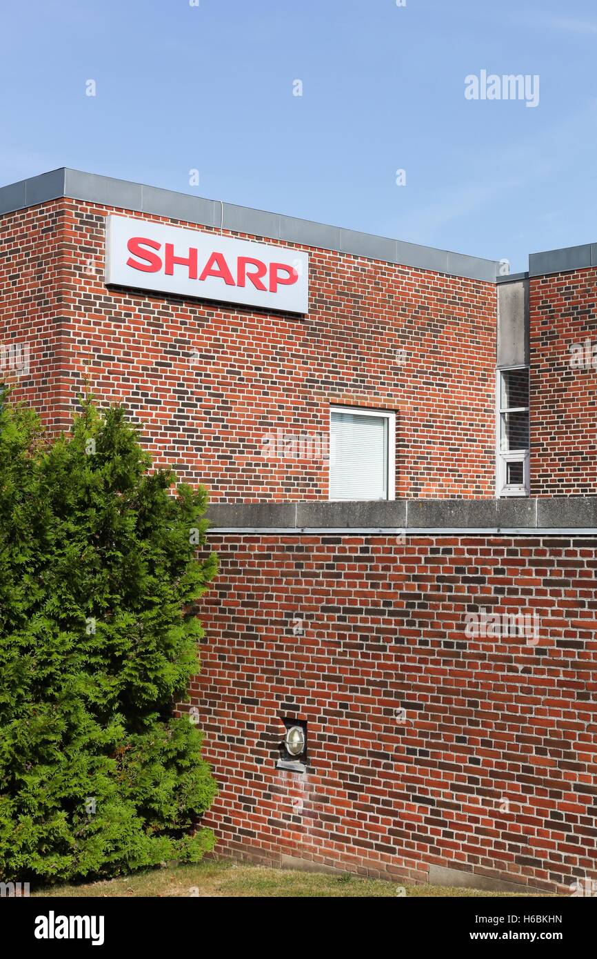 Bâtiment et de bureau Sharp Banque D'Images