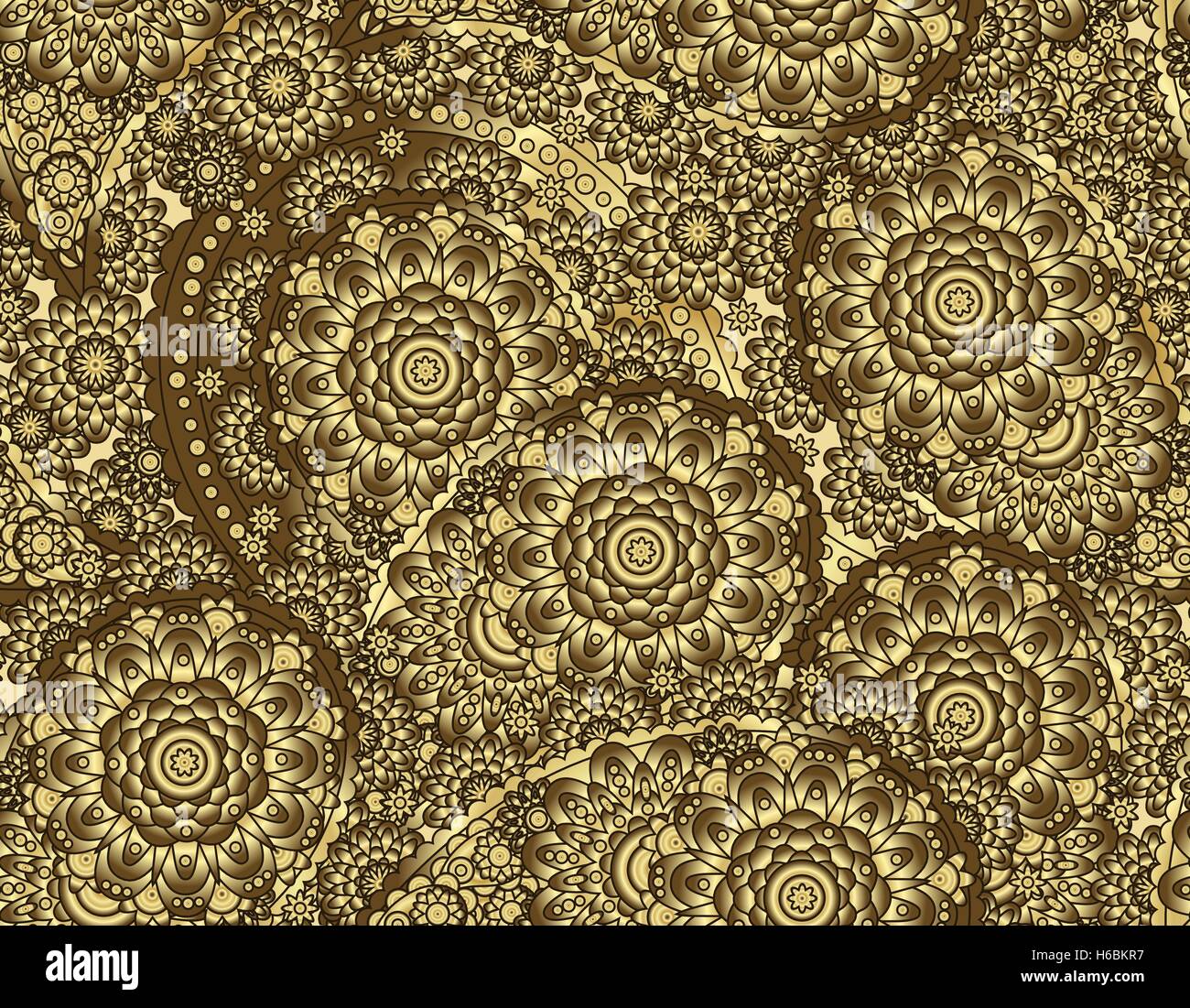 Fleur vecteur paisley pattern transparente élément. La texture élégante pour les fonds Illustration de Vecteur