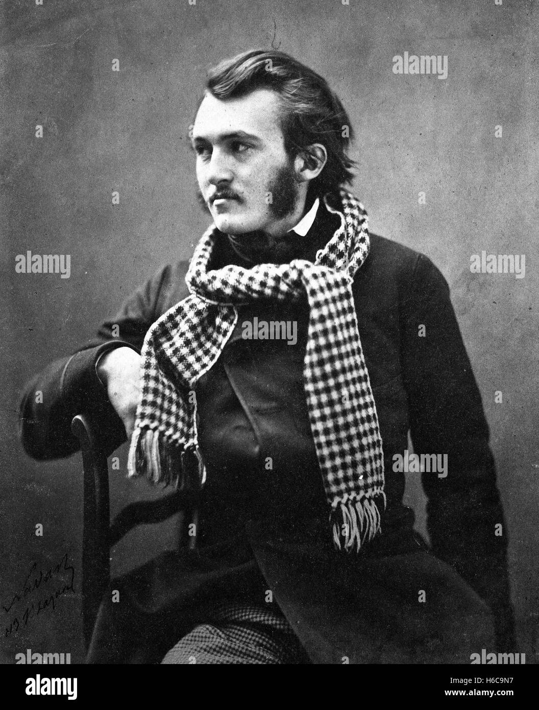 GUSTAVE DORE (1832-1883) artiste et graveur français vers 1860 Banque D'Images