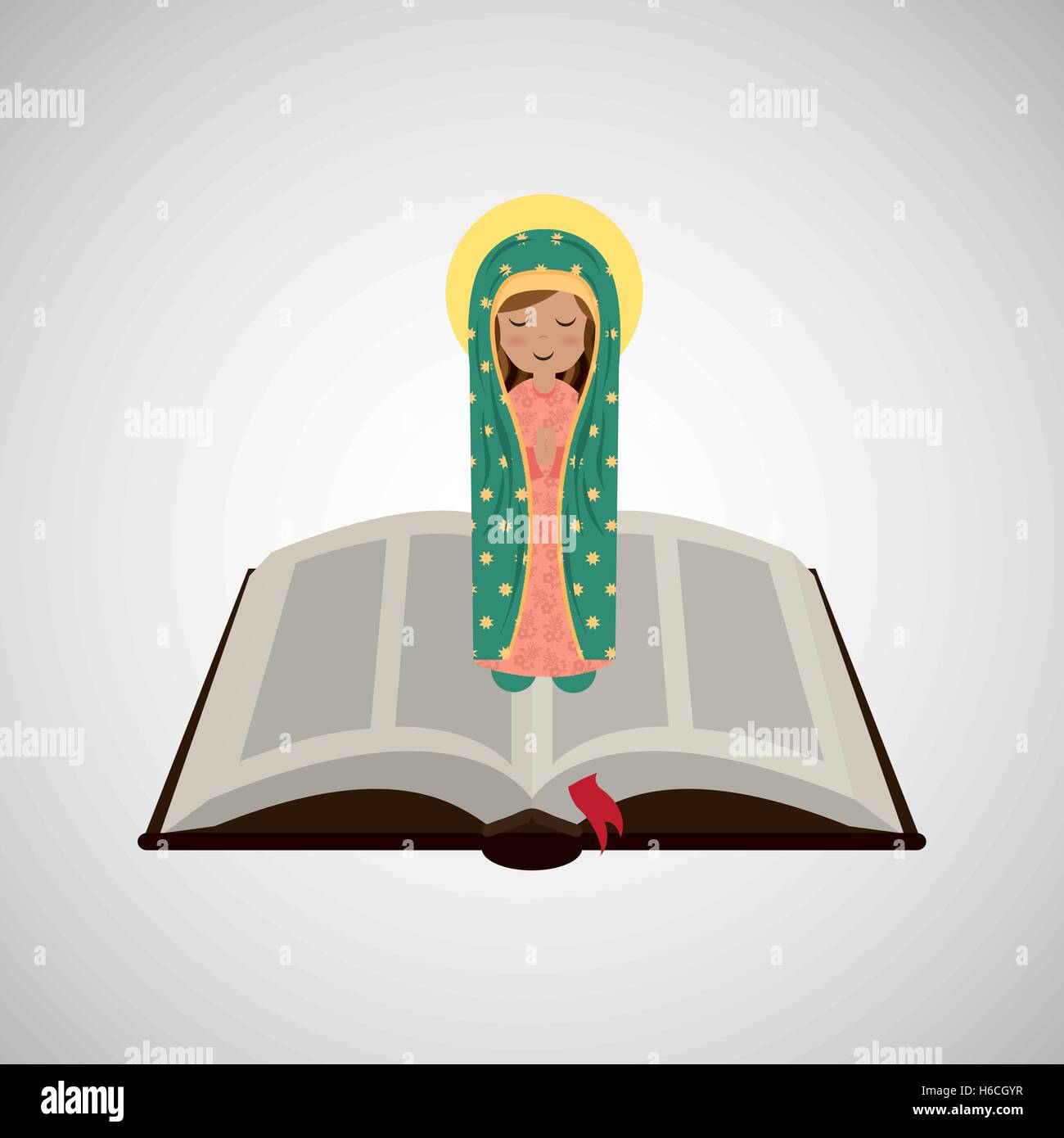 Vierge marie vierge de guadalupe statue religieuse symbole la vierge Banque de photographies et