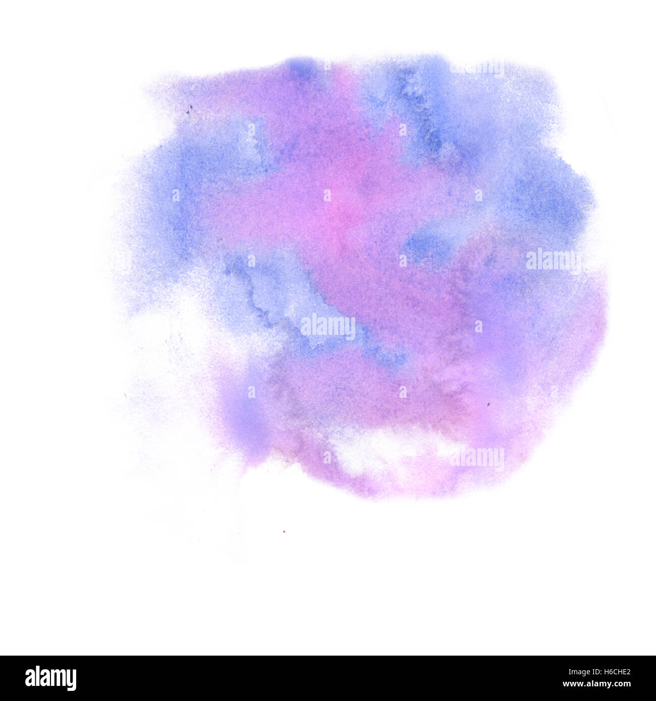 Aquarelle splash. aquarelle abstract goutte Rose Vert Violet pour votre conception blot isolés art Banque D'Images