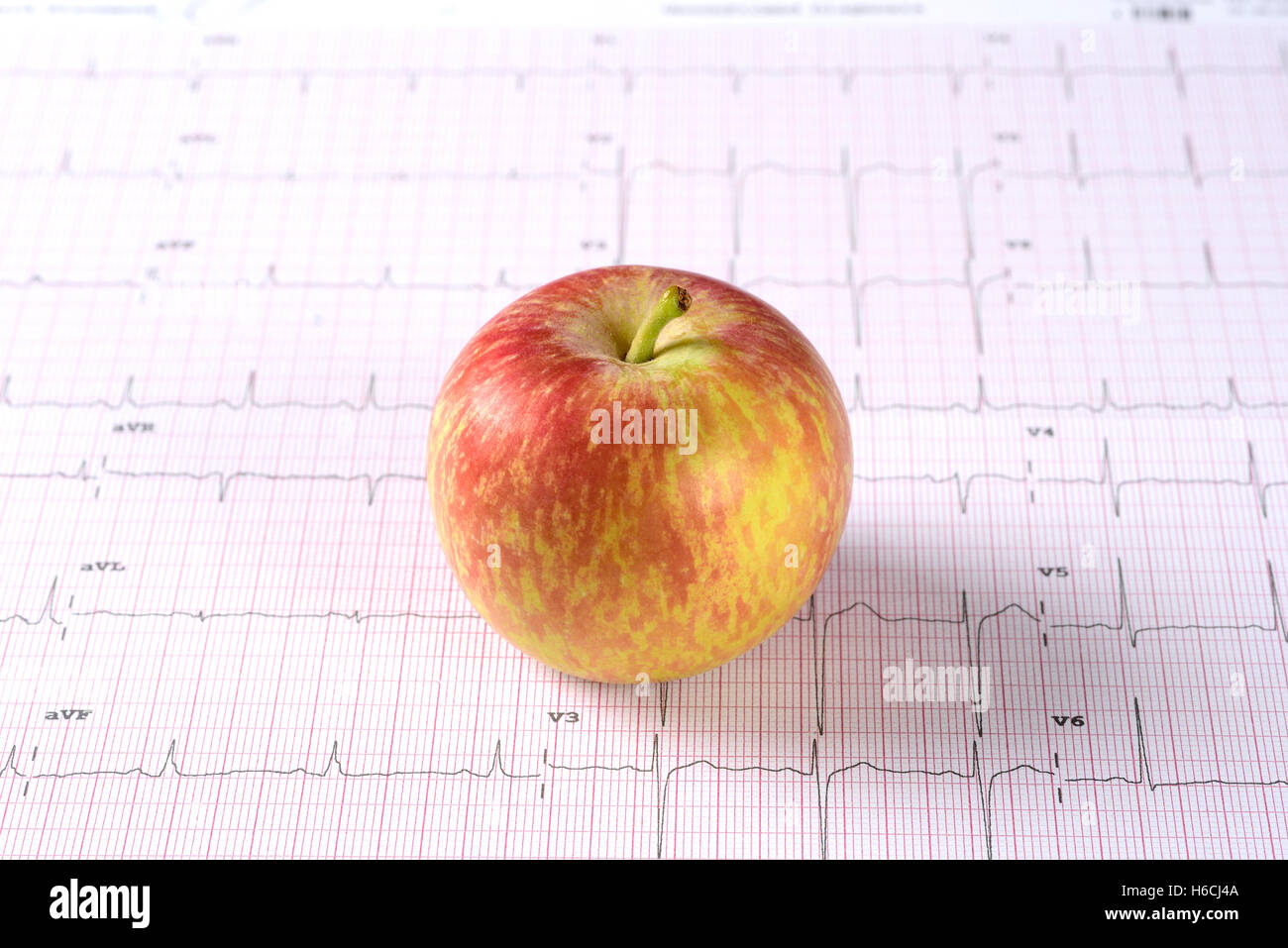 Apple , Fruit , Red , ECG , fond Banque D'Images