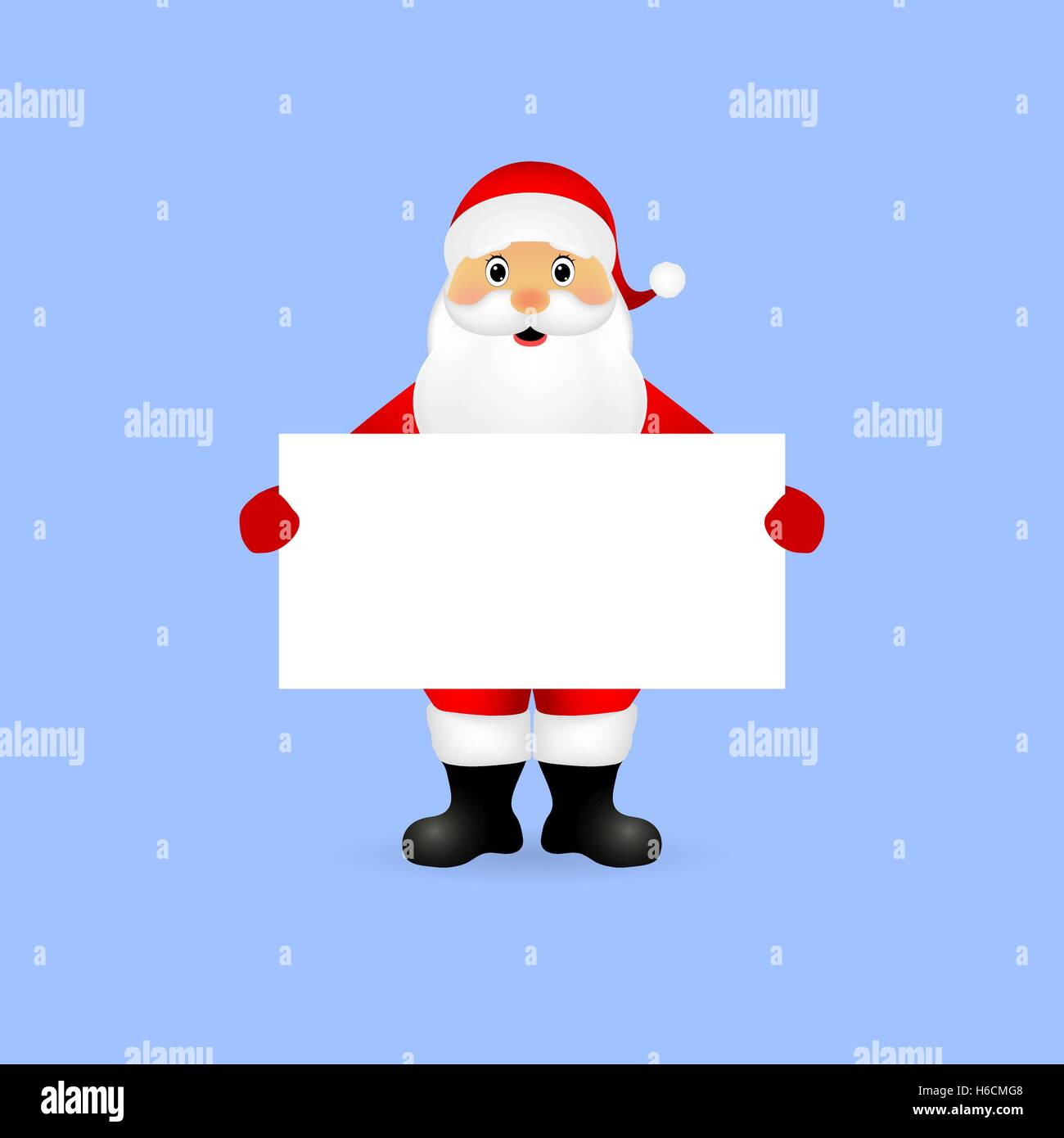 Santa bus derrière Illustration de Vecteur