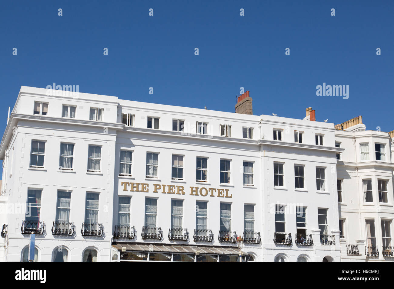 Le pier hotel, grand parade, Eastbourne Banque D'Images