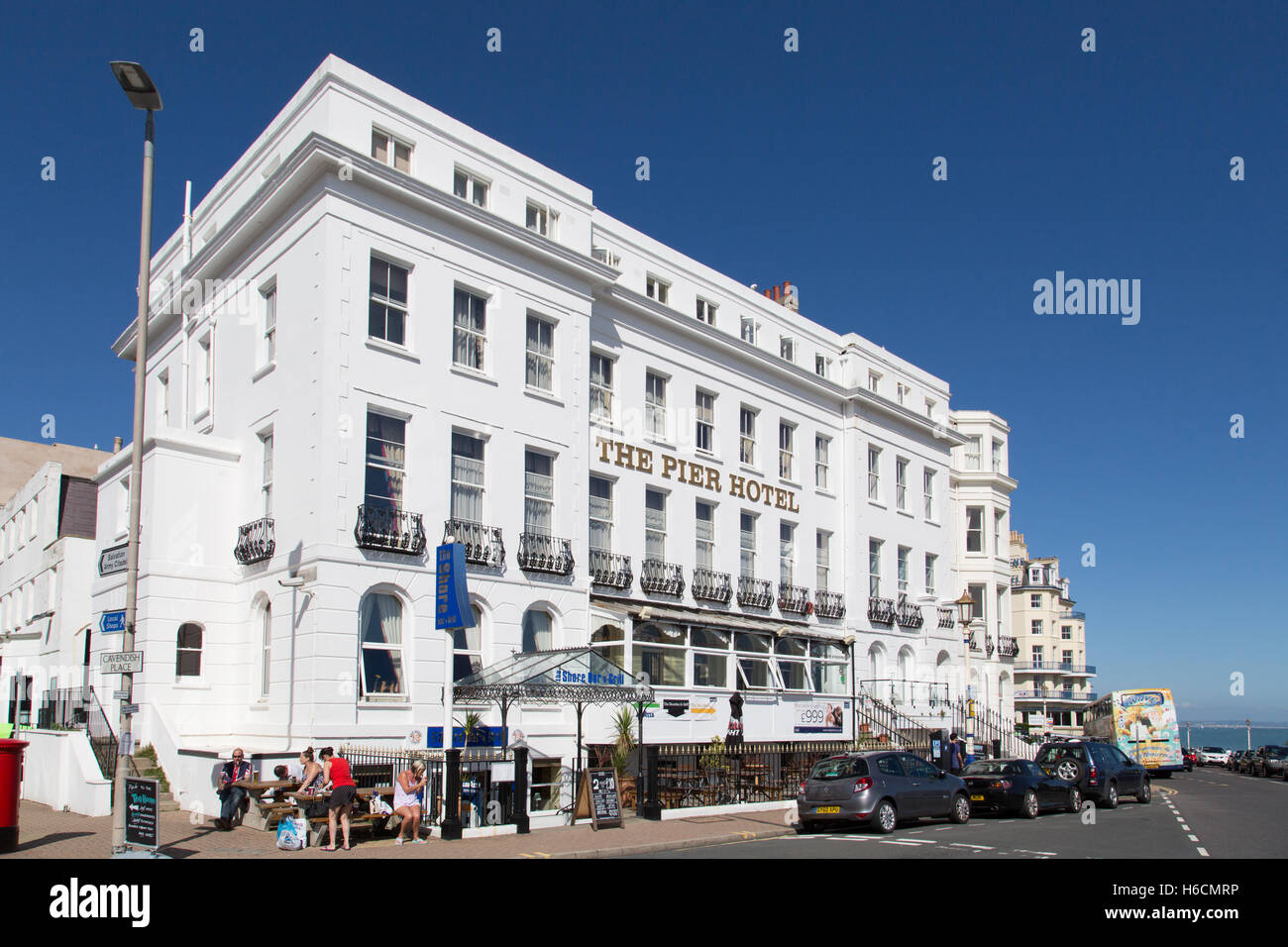 Le pier hotel, grand parade, Eastbourne Banque D'Images