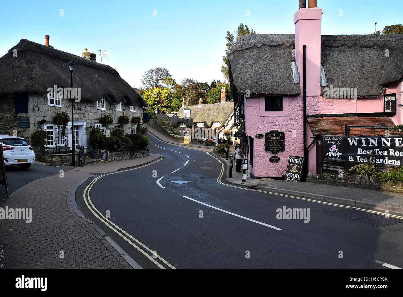 Vieux village de shanklin, Isle of Wight Banque D'Images