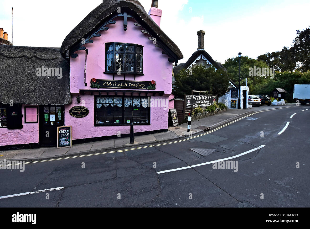 Vieux Village de Shanklin, Isle of Wight Banque D'Images