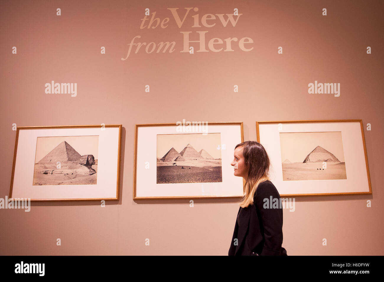 Edinburgh, Royaume-Uni. 27 octobre 2016. Appuyez sur Voir Scottish National Portrait Gallery afficher nouvelle exposition du 29 octobre 2016 au 30 avril 2017 a appelé la photographie de paysage À PARTIR DE LA COLLECTION DU National Galleries of Scotland. Pako Mera/Alamy Live News Banque D'Images