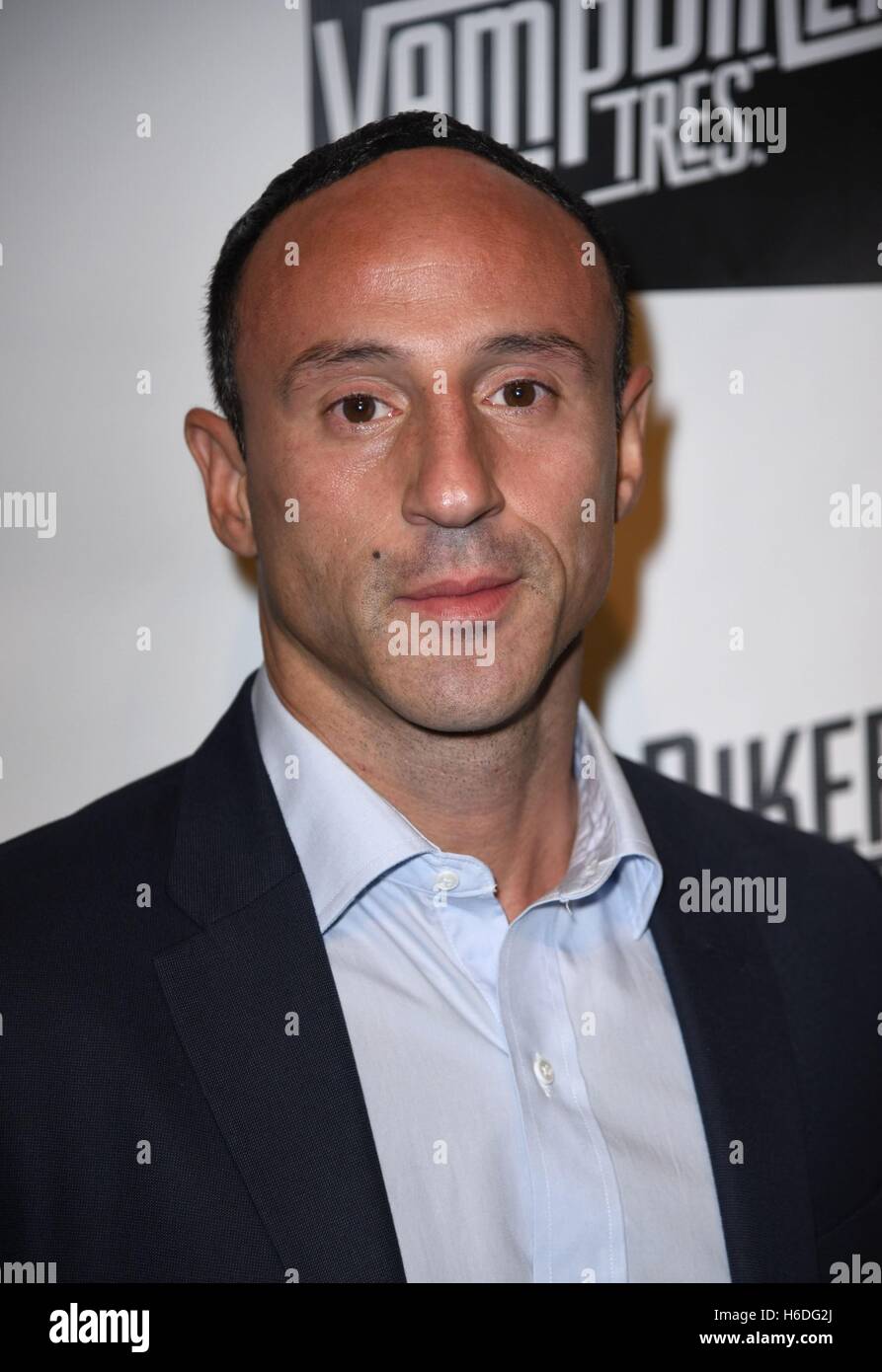 New York, NY, USA. 26Th Oct, 2016. Lillo Brancato aux arrivées des nouveaux cinéastes Programme Halloween : VAMP BIKERS TRES Premiere, l'Anthology Film Archives, New York, NY, le 26 octobre 2016. © Derek Storm/Everett Collection/Alamy Live News Banque D'Images