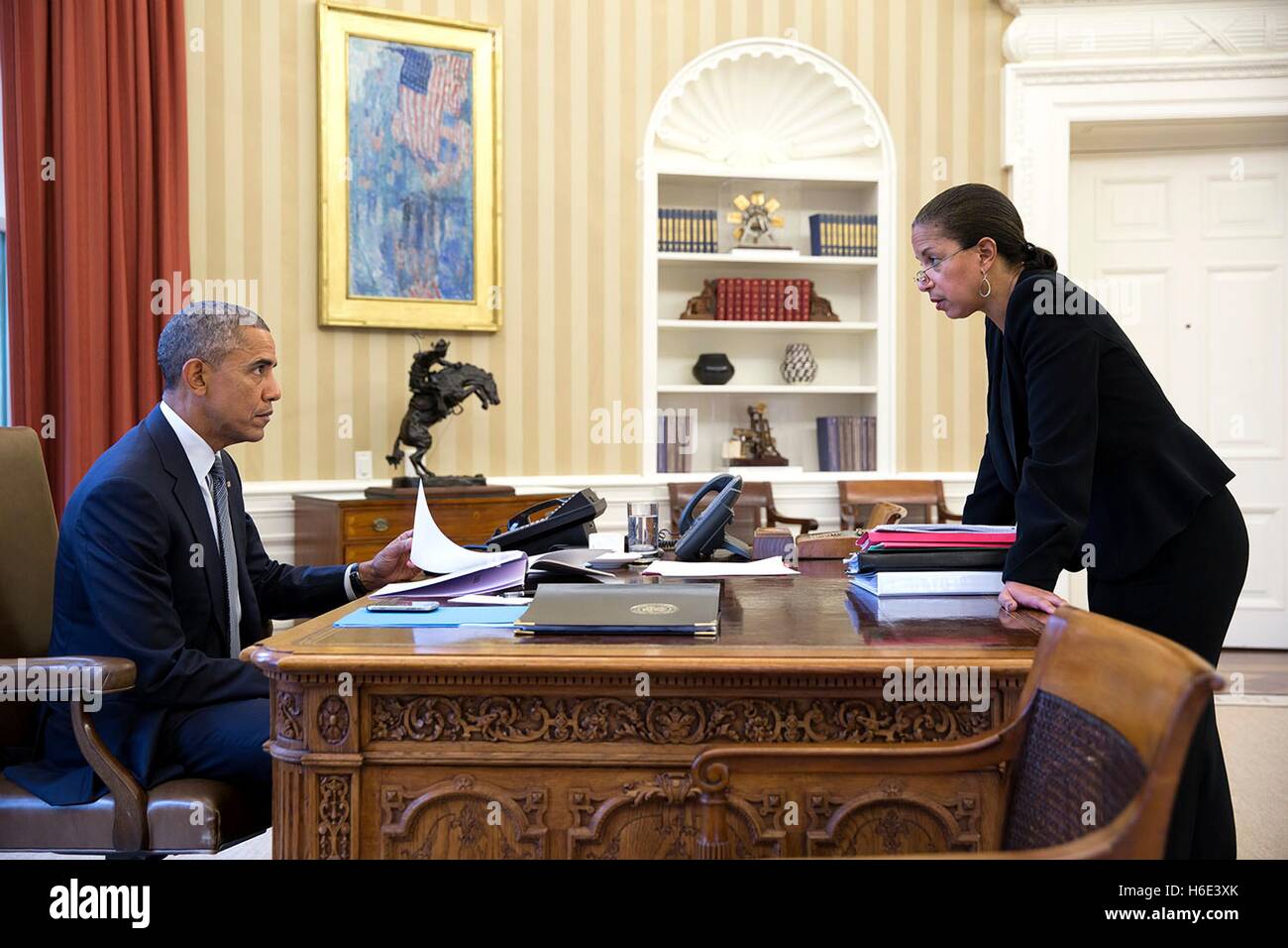 Le président des États-Unis, Barack Obama rencontre le conseiller à la ...