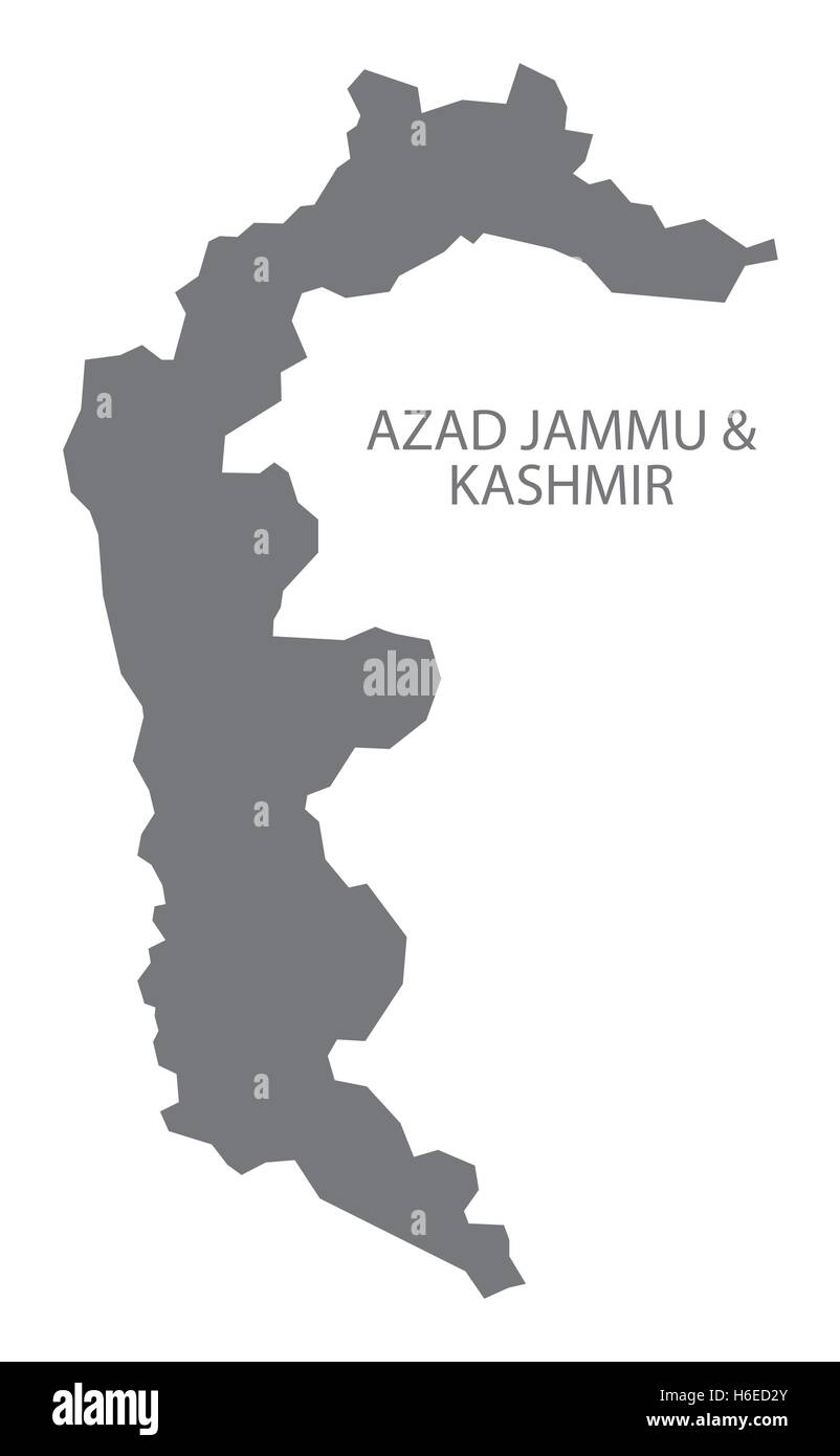 L'Azad Jammu-et-Cachemire Pakistan Site gray Illustration de Vecteur