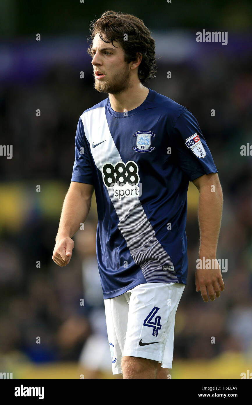 Preston North End's Ben Pearson Banque D'Images