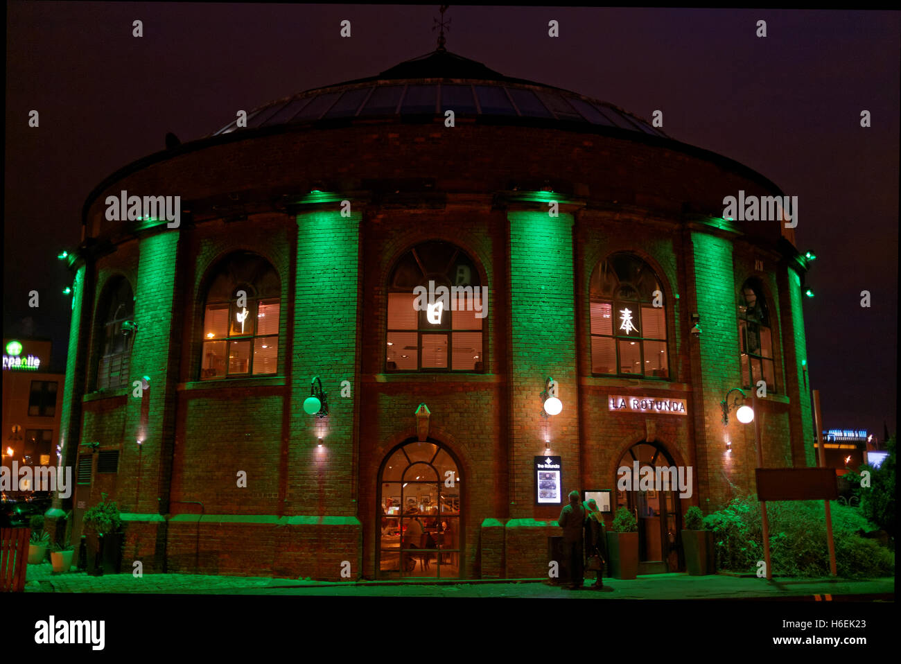 Le pub-restaurant La Rotonde dans la région de glasgow finneston Banque D'Images