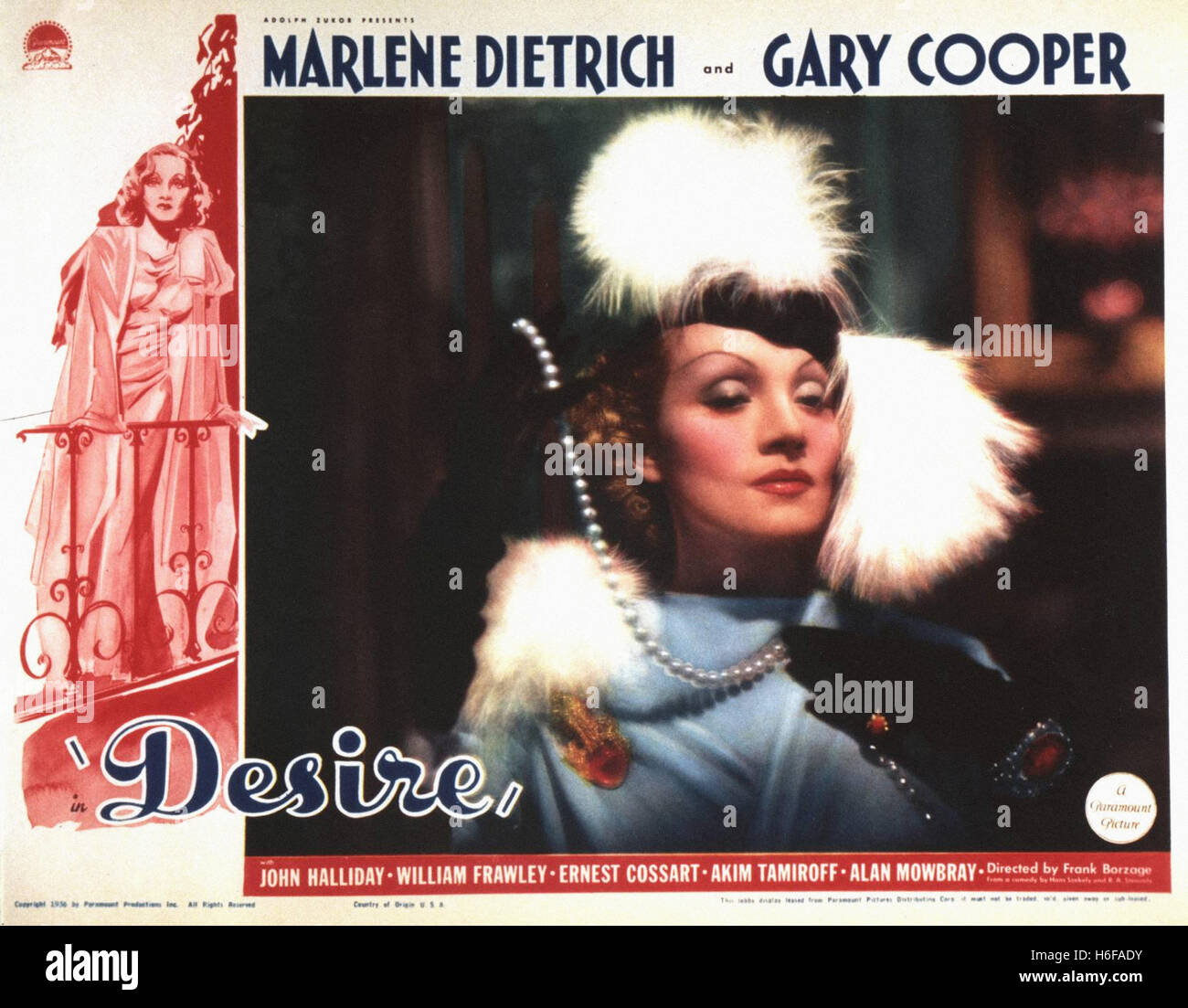 Désir (1936) - Movie Poster - Banque D'Images