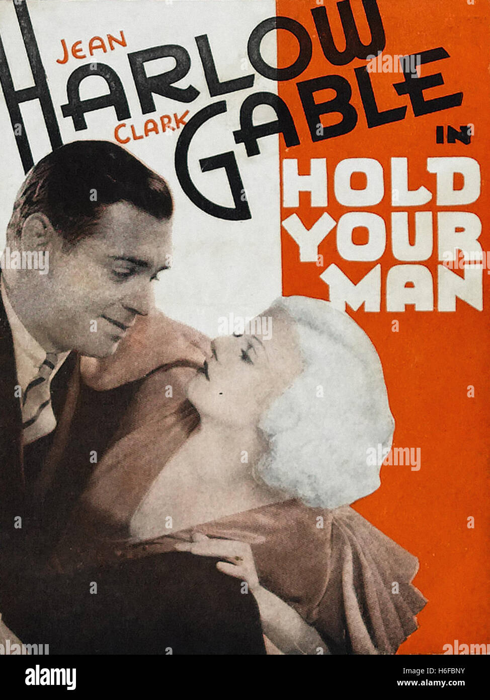 Maintenez votre homme (1933) - Movie Poster - Banque D'Images