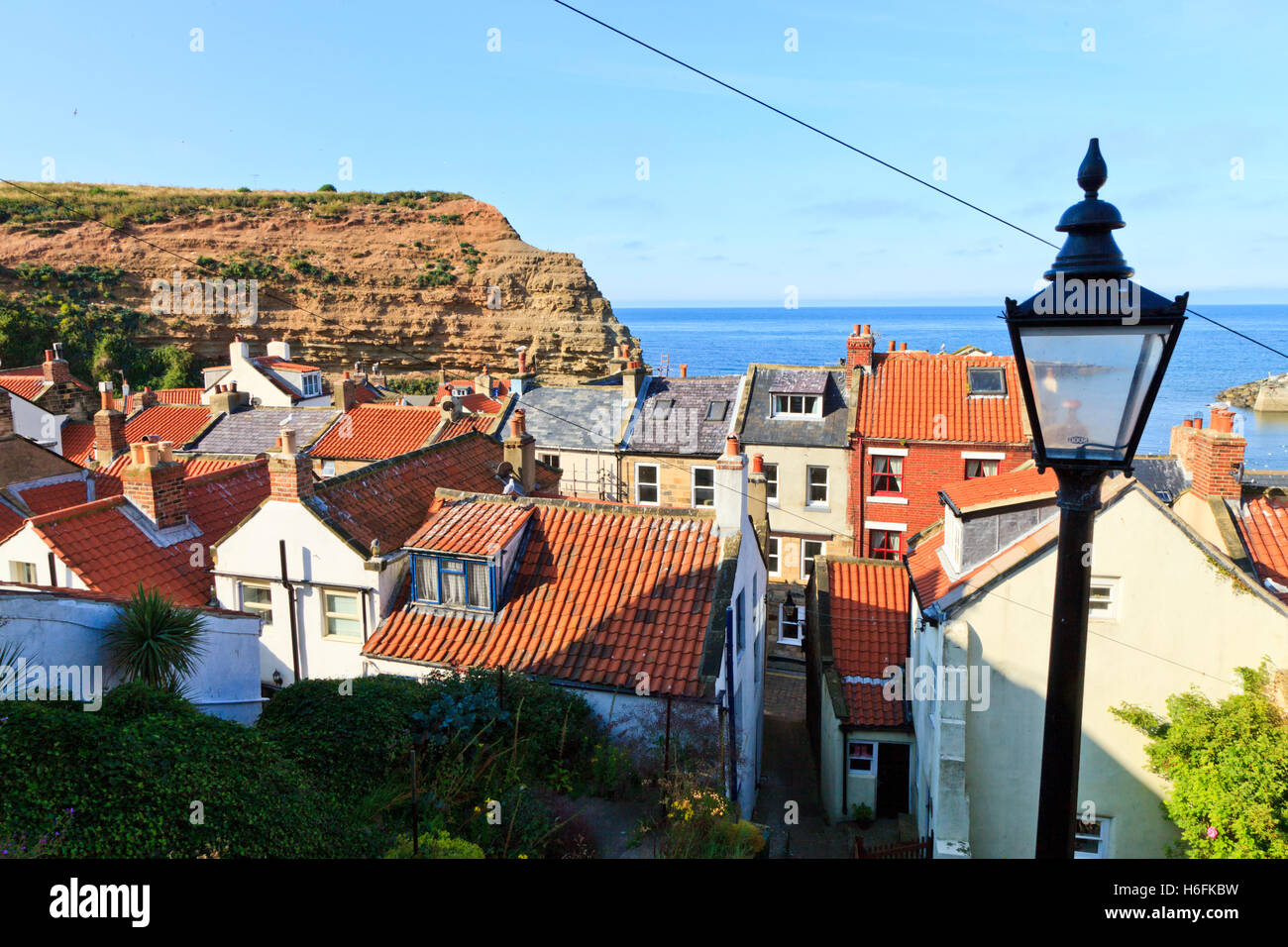 Staithes Yorkshire Coast, England UK Banque D'Images