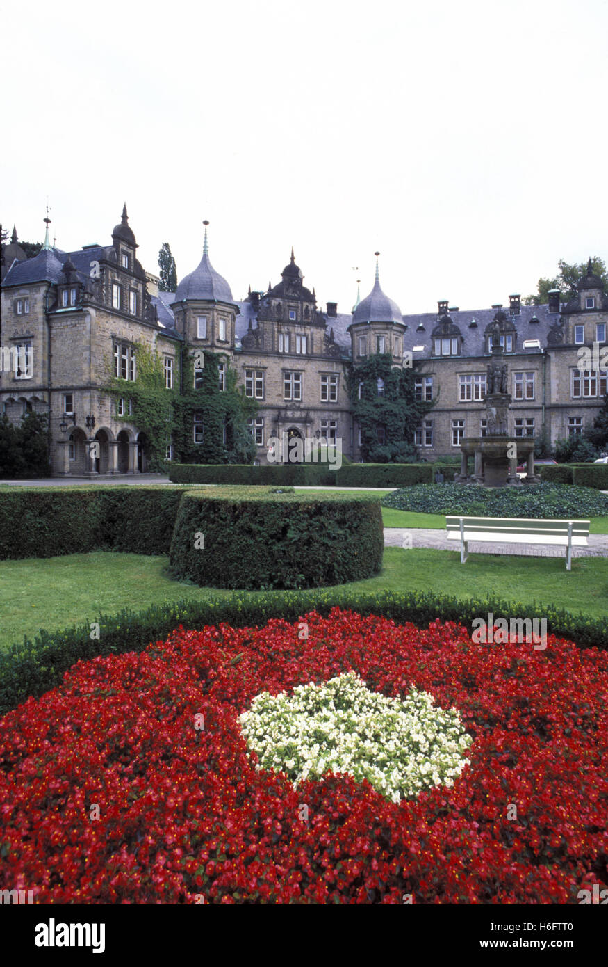 Allemagne, Basse-Saxe, Rinteln Rinteln château,. Banque D'Images