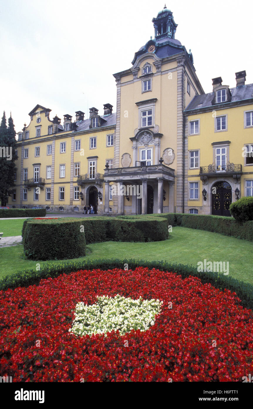 Allemagne, Basse-Saxe, Rinteln Rinteln château,. Banque D'Images