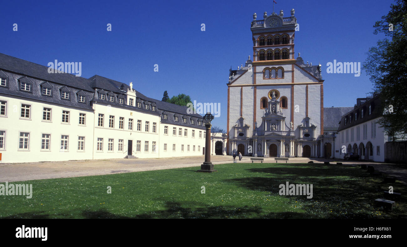 Allemagne, Trèves, église abbatiale Saint Matthias, dans cette église est le sarcophage de l'apôtre Matthias, c'est la seule tombe de Banque D'Images