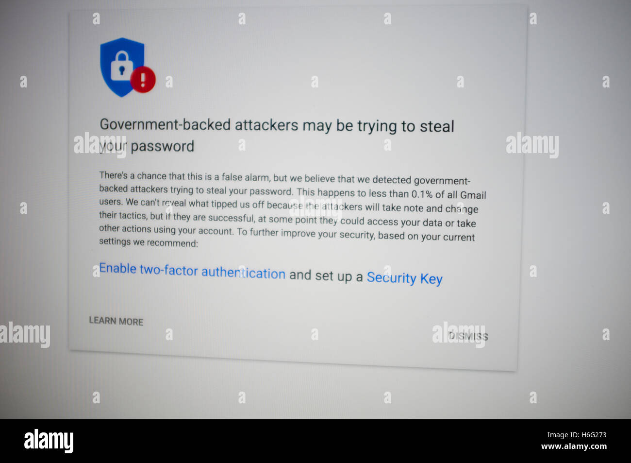 Les attaquants peuvent être d'essayer de voler votre mot de passe Banque D'Images