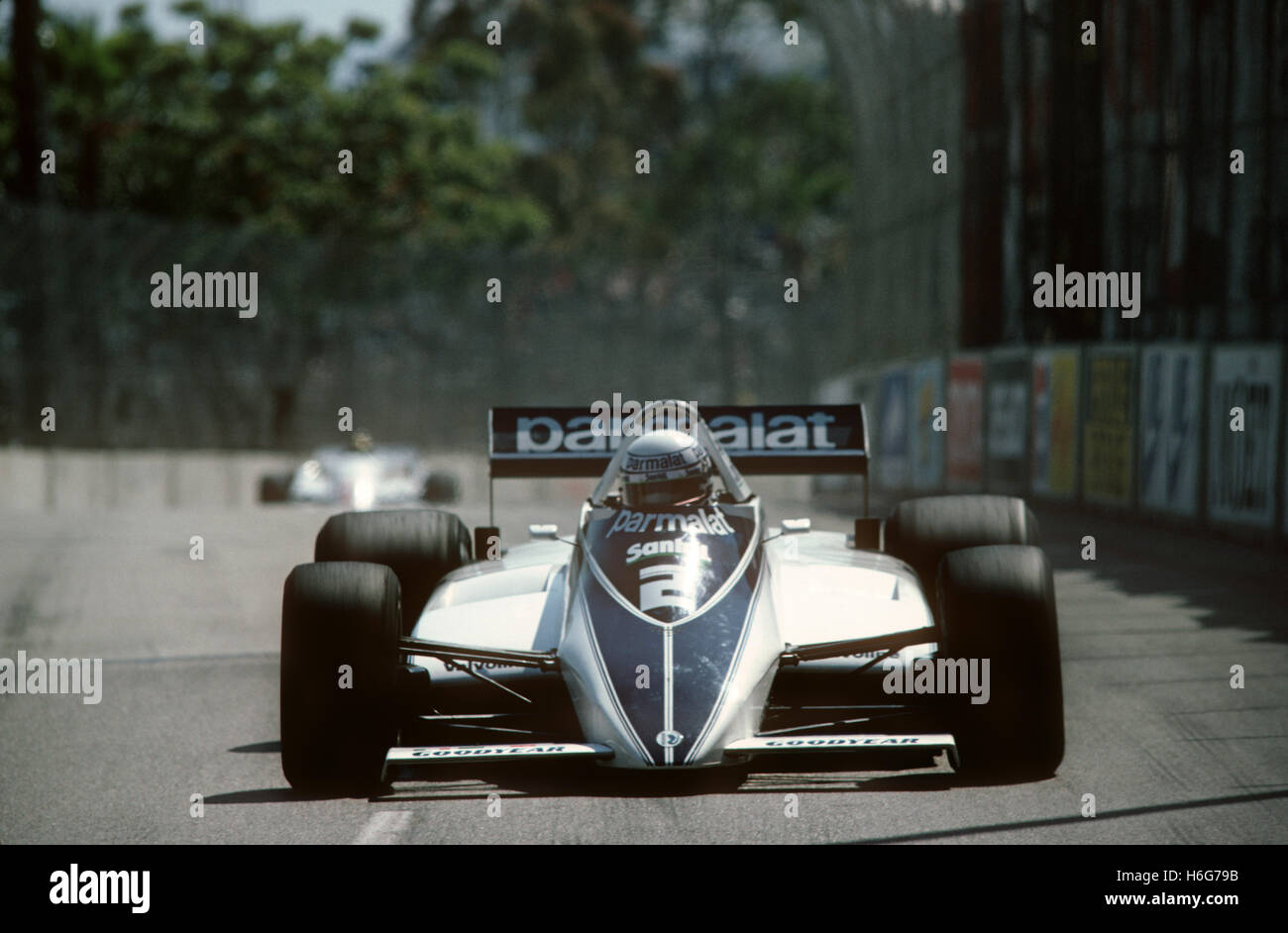 2 Riccardo Patrese Brabham en 1982, l'Ouest nous GP Long Beach Photo Stock  - Alamy