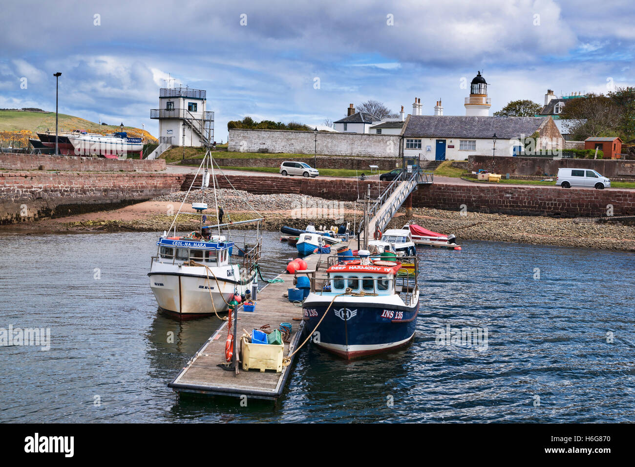 Port de Cromarty, Black Isle, Highland, en Écosse. Banque D'Images