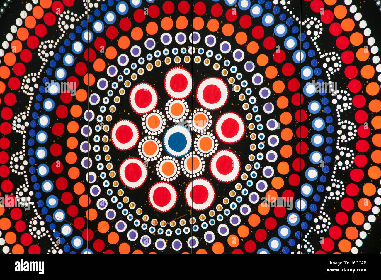 L'art autochtone - Australie Banque D'Images