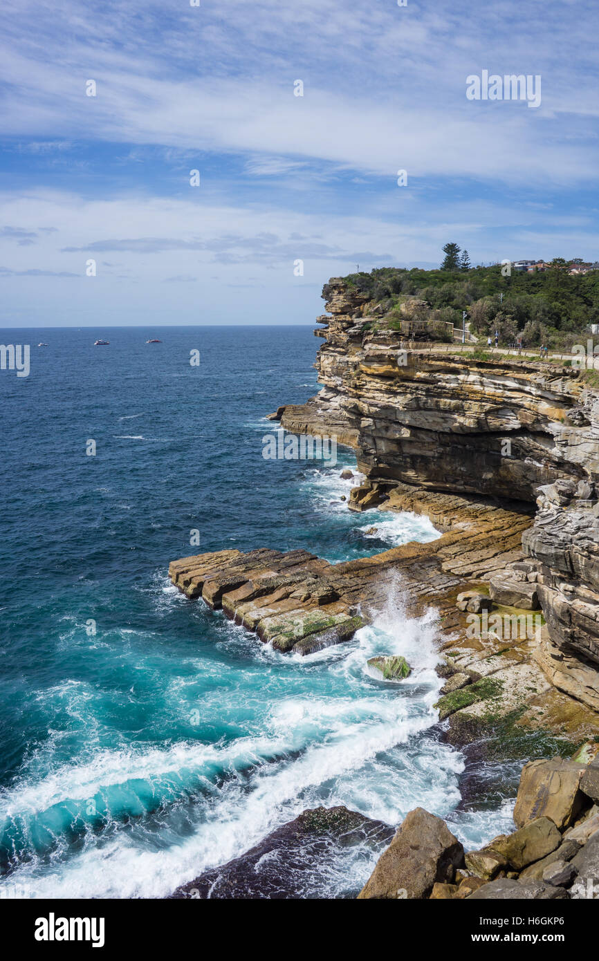 Bluff tout écart, chef du sud de Sydney. Banque D'Images