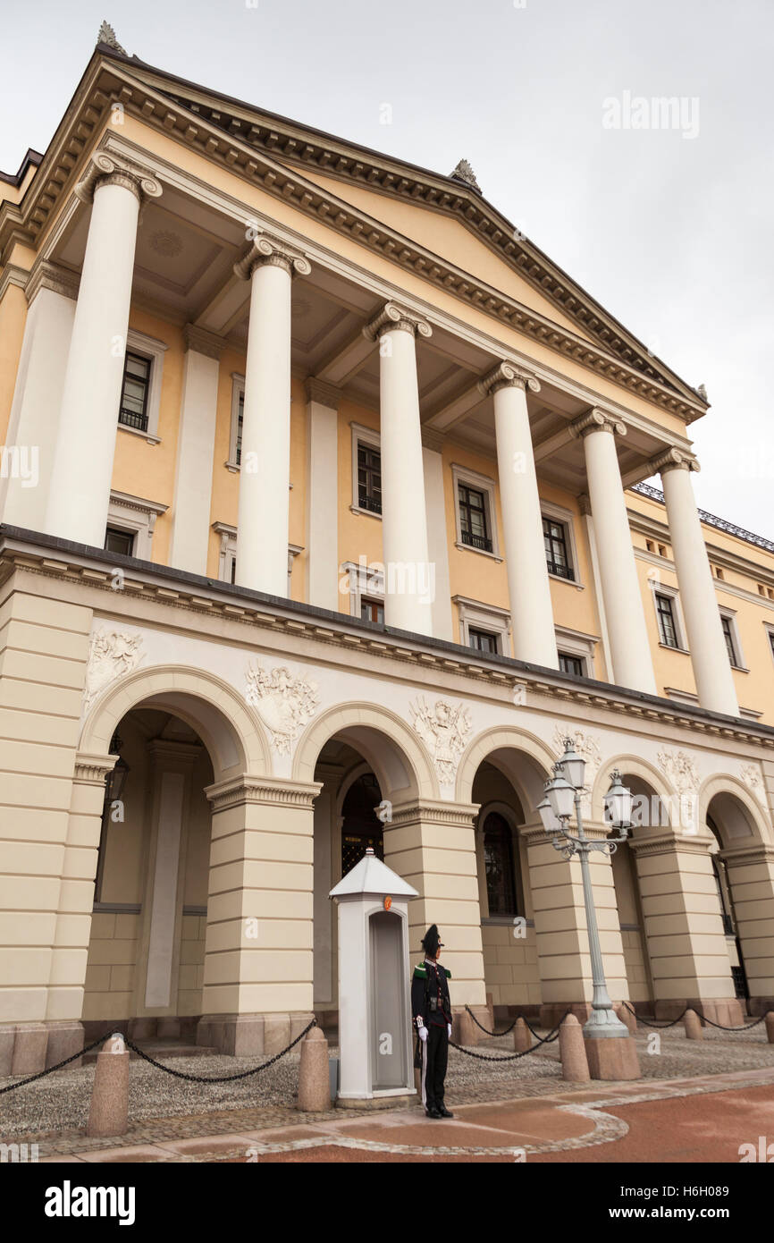Le Palais Royal, Det b comme Slott, Oslo, Norvège Banque D'Images