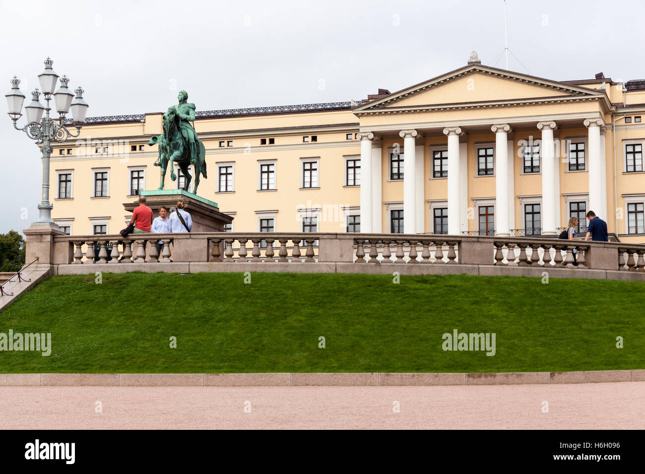 Le Palais Royal, Det b comme Slott, Oslo, Norvège Banque D'Images