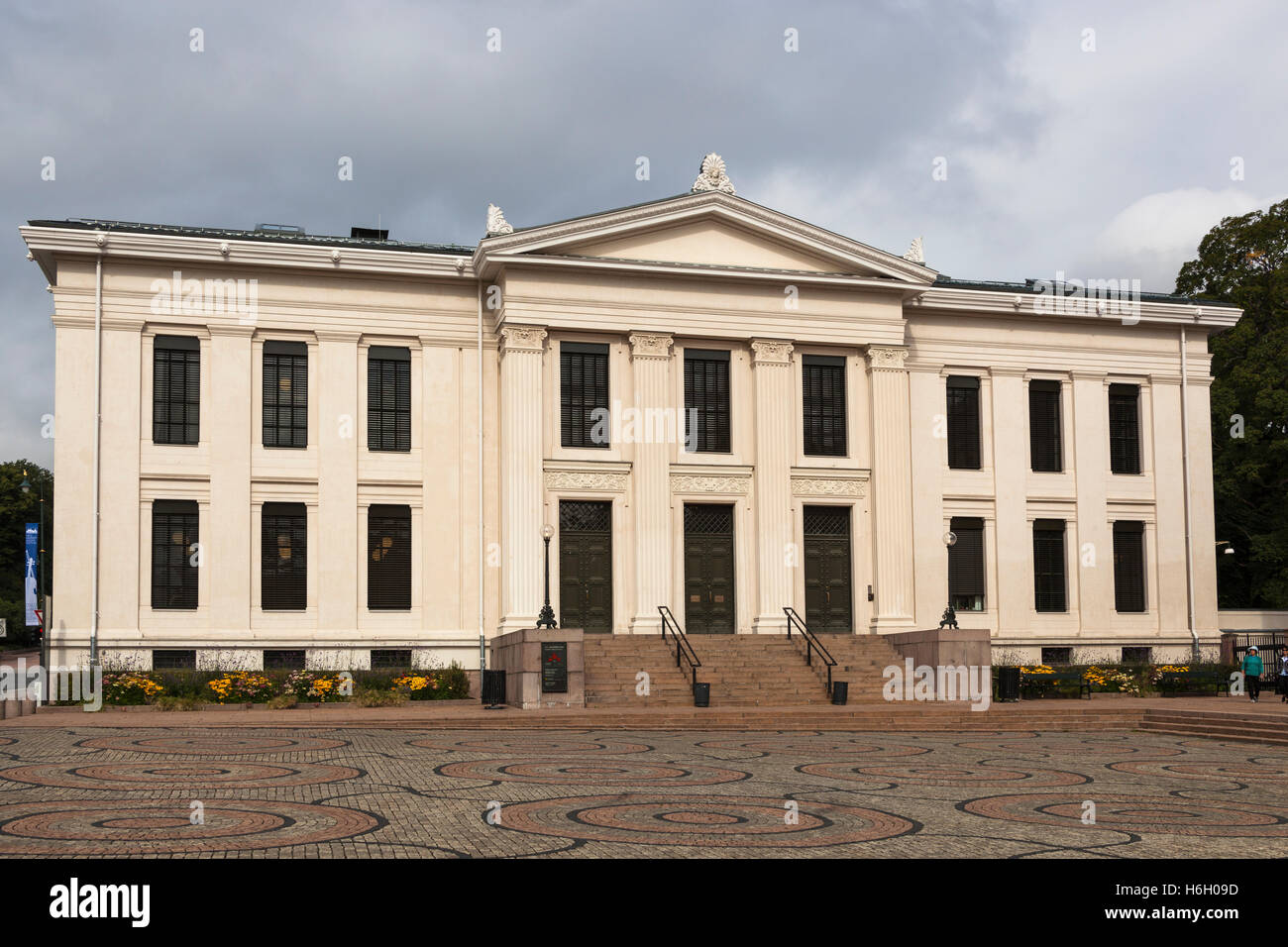 Université d'Oslo, le Domus Bibliotheca, Faculté de droit, Karl Johans Gate, Oslo, Norvège Banque D'Images