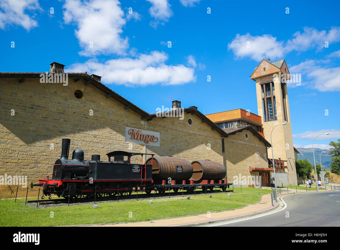 Bodegas Muga est un établissement vinicole espagnol basé à Haro, dans la région de Rioja Alta. Banque D'Images