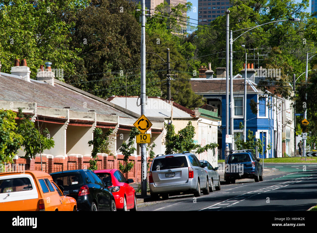 Canning Street, Carlton, Melbourne, Victoria, Australie Banque D'Images
