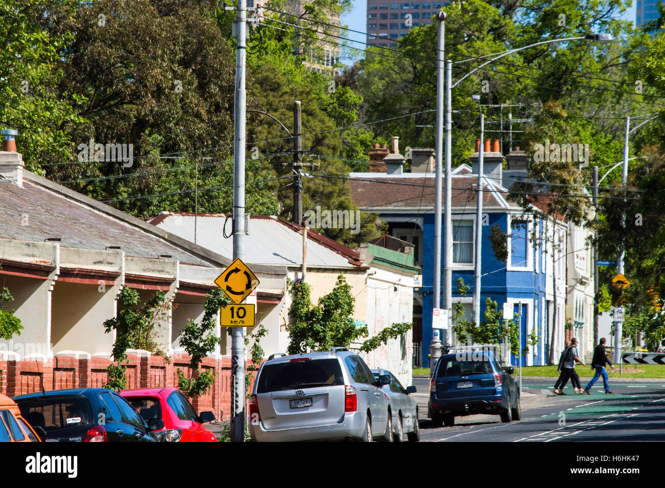 Canning Street, Carlton, Melbourne, Victoria, Australie Banque D'Images