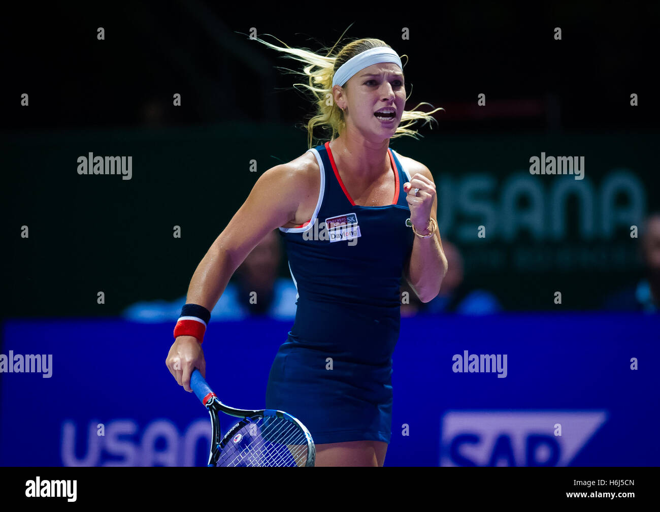 Singapour, Singapour. 29 octobre, 2016. Dudi Sela en action à la finale WTA 2016 Credit : Jimmie48 Photographie/Alamy Live News Banque D'Images