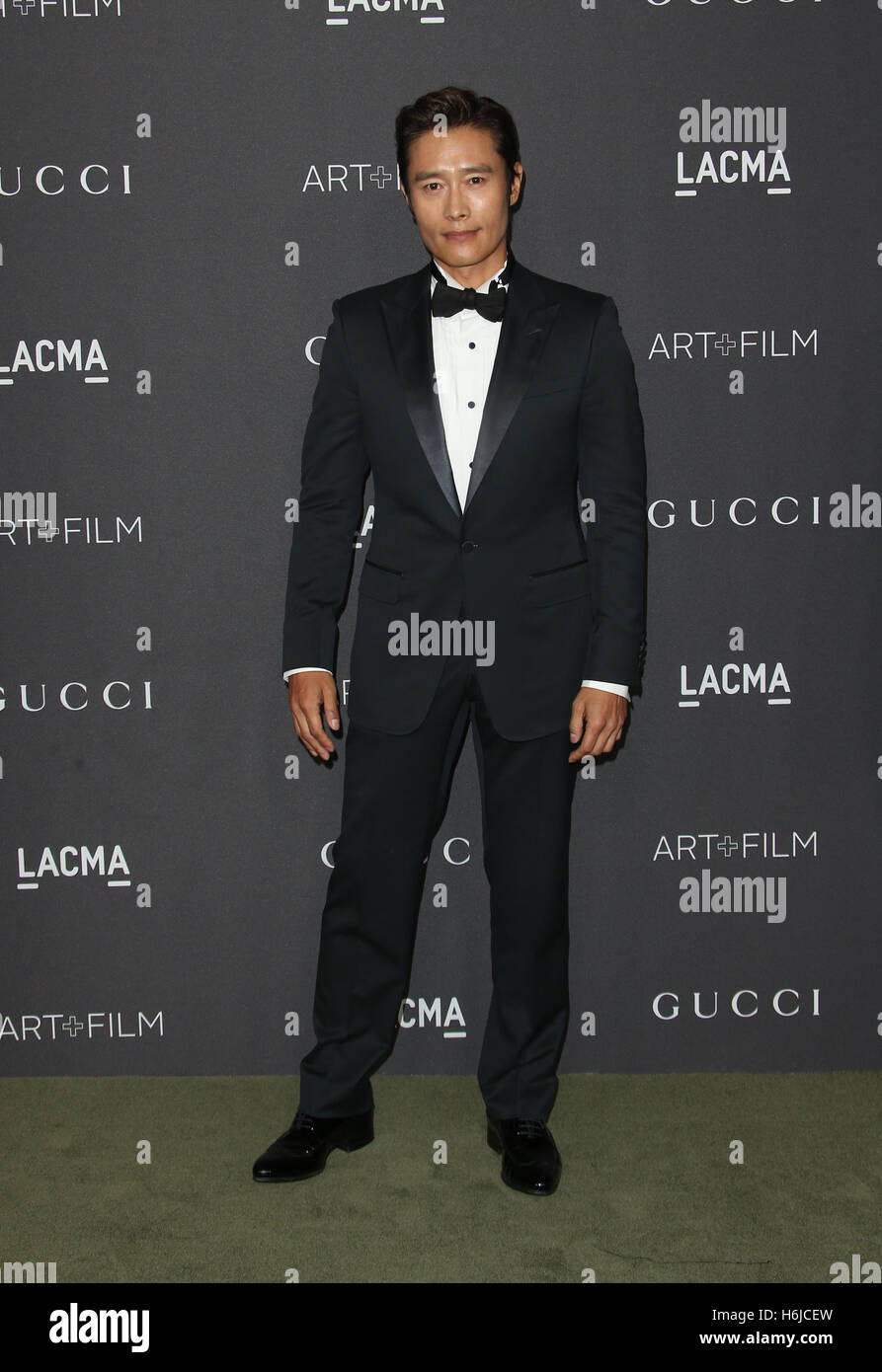 Los Angeles, CA - le 29 octobre : Byung-hun Lee au LACMA Art  + Film 2016 Gala Robert Irwin et Kathryn Bigelow présenté par Gucci au LACMA à Los Angeles, Californie le 29 octobre 2016. Credit : Faye Sadou/MediaPunch Banque D'Images