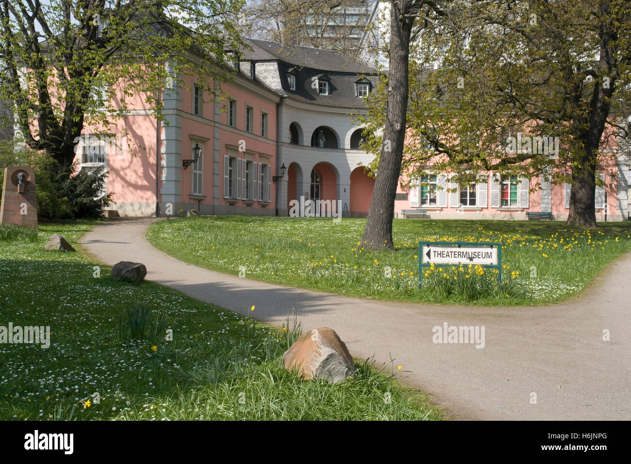 Theatre Museum de Hofgarten, Düsseldorf, capitale du land de Rhénanie du Nord-Westphalie Banque D'Images