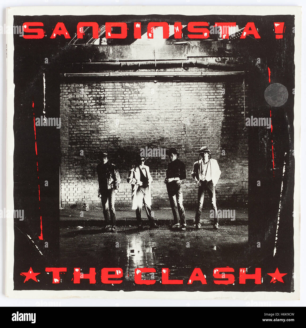 Couverture de 'sandinista', 1980 triple album par The Clash, sur Epic - usage éditorial uniquement Banque D'Images