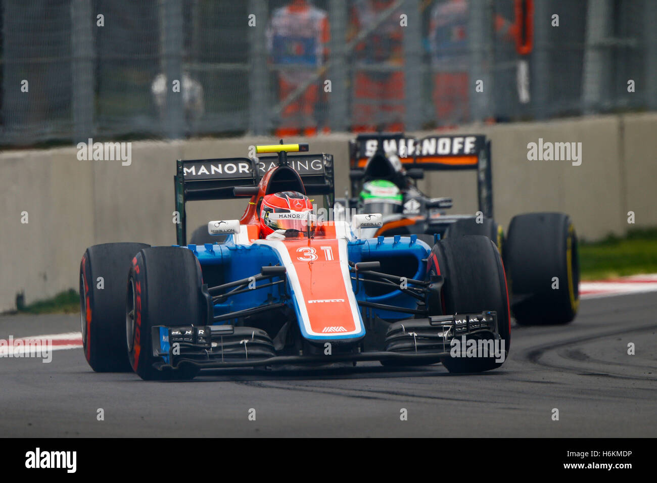 Sport Automobile : Championnat du Monde de Formule 1 de la FIA 2016, Grand Prix du Mexique, Esteban Ocon Banque D'Images