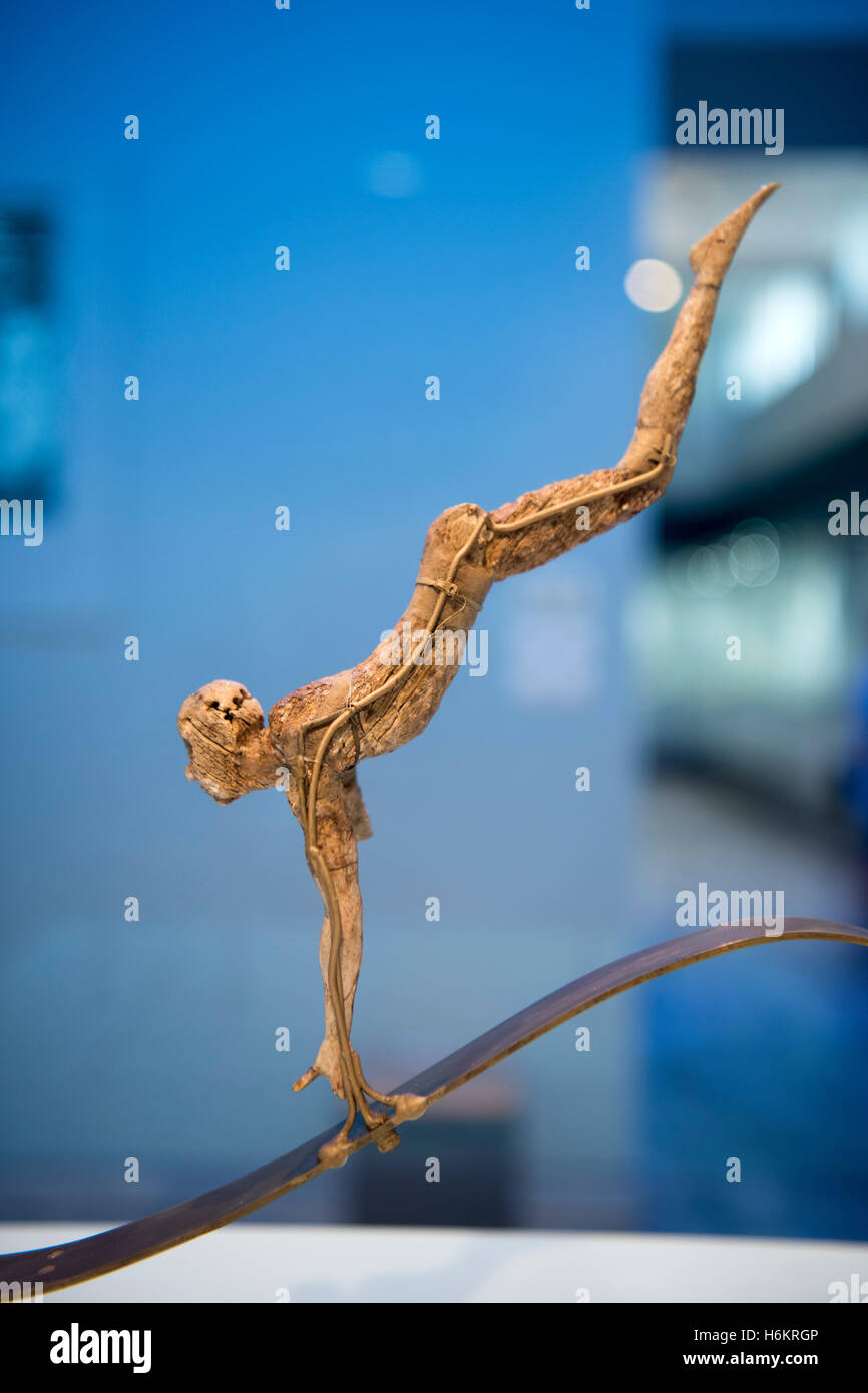Spanien, Kreta, Iraklio, Archäologisches Museum, Stierspringer Banque D'Images