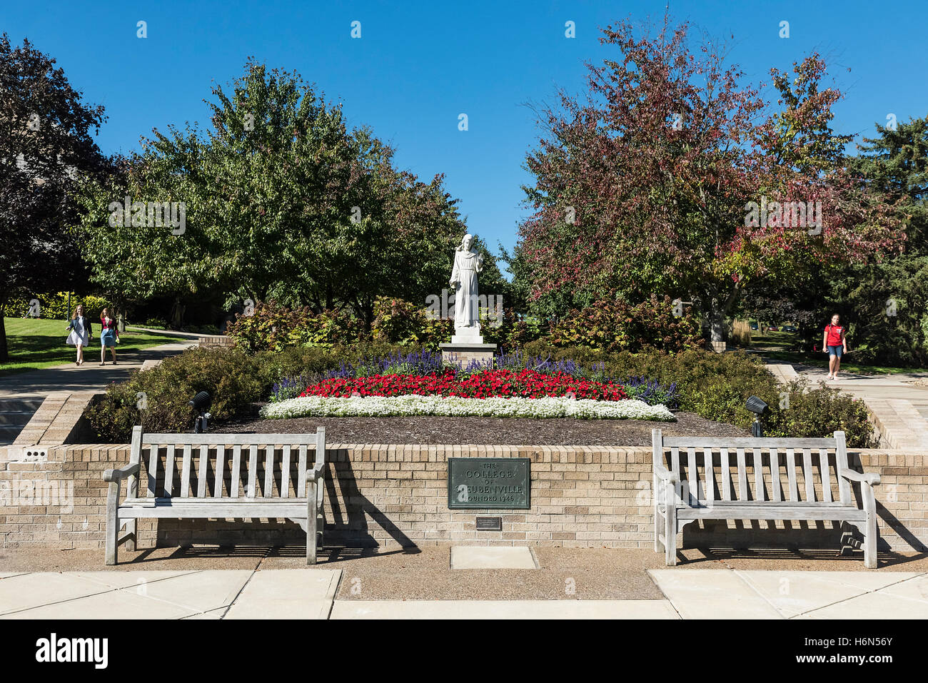 Université franciscaine de Steubenville, campus de Steubenville, Ohio, USA. Banque D'Images