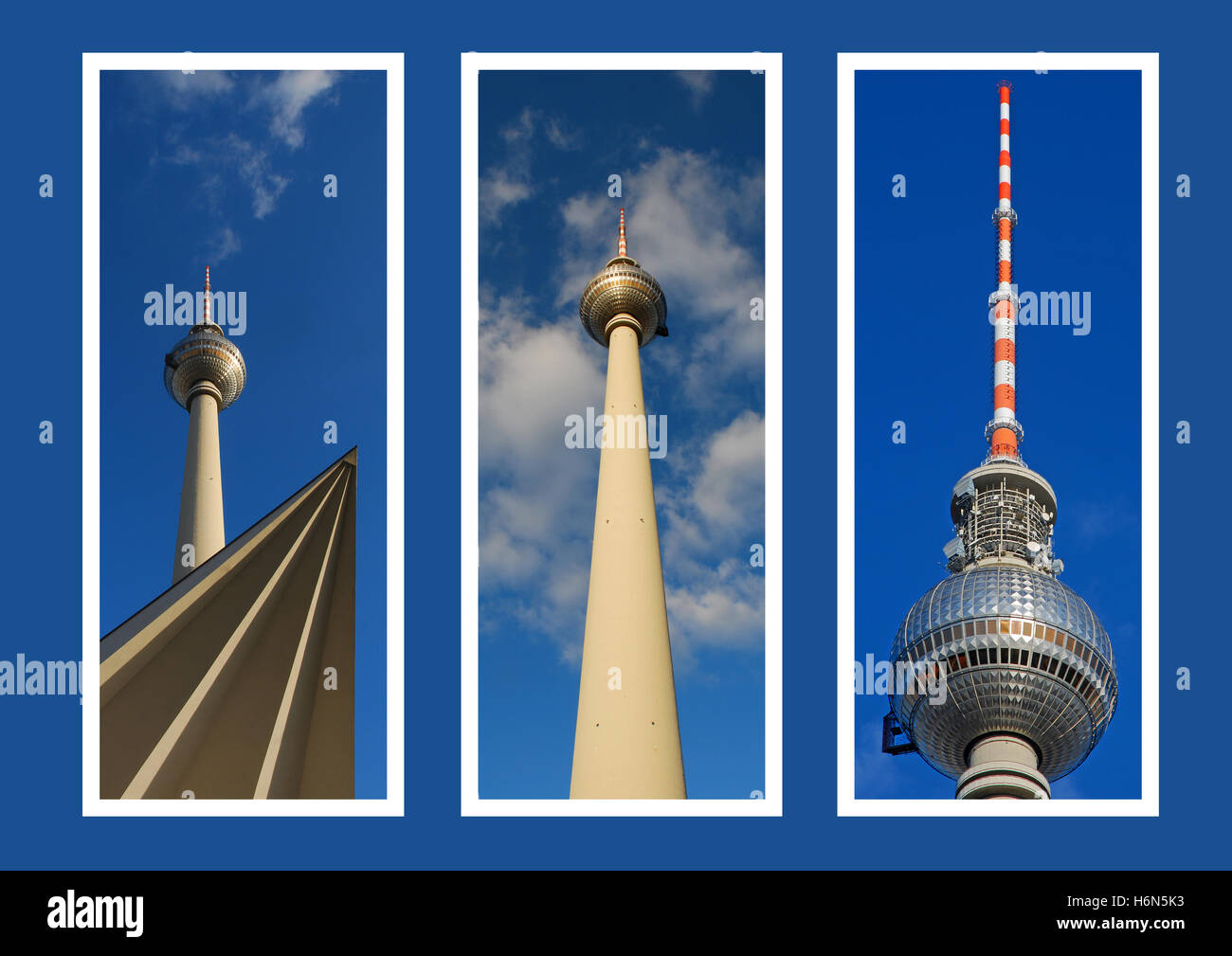 Berlin fernsehturm Banque D'Images