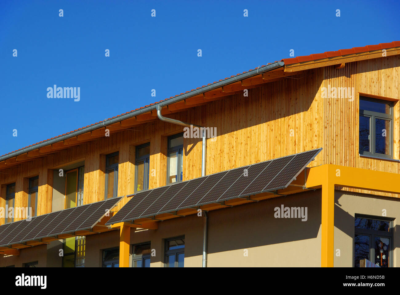 Centrale solaire centrale solaire - 66 Banque D'Images