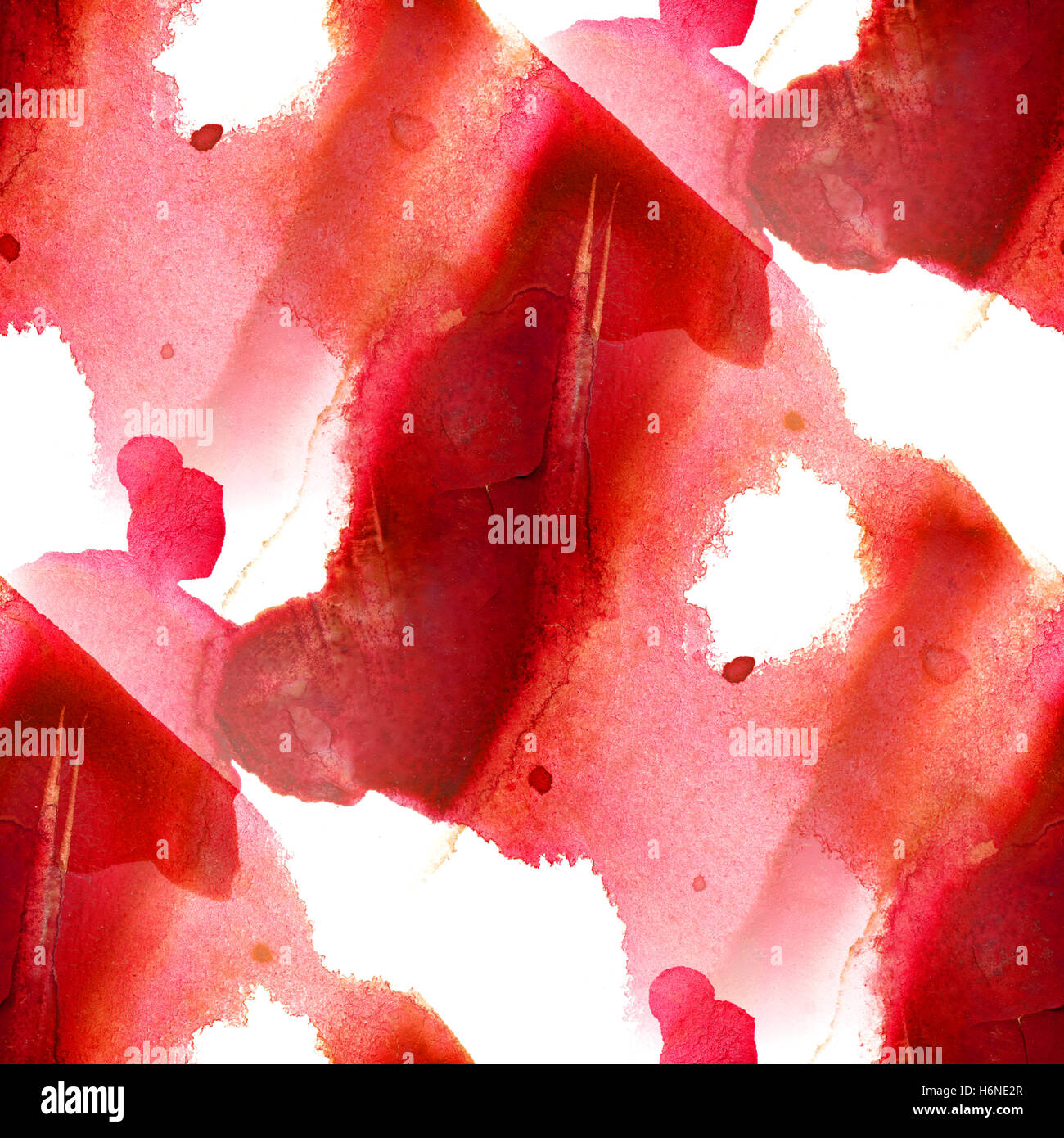 Modèle rouge transparente contexte . handmade aquarelle abstraite peint main art Banque D'Images