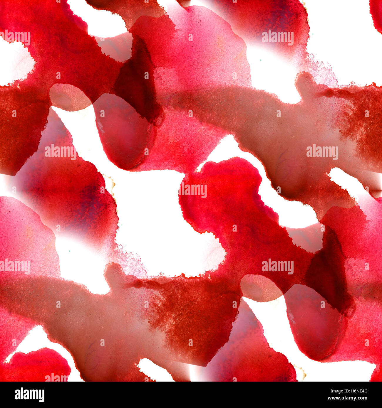 Motif de fond sans soudure. handmade aquarelle abstraite peint main art rouge Banque D'Images