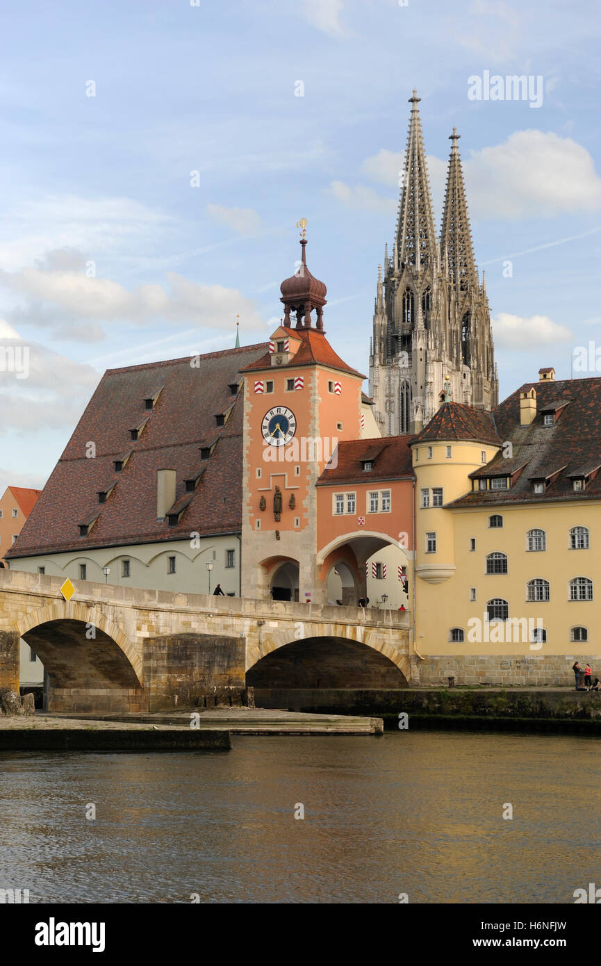 Regensburg altstadt Banque D'Images