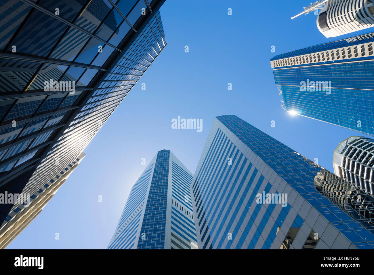 Les gratte-ciel modernes concept Banque D'Images