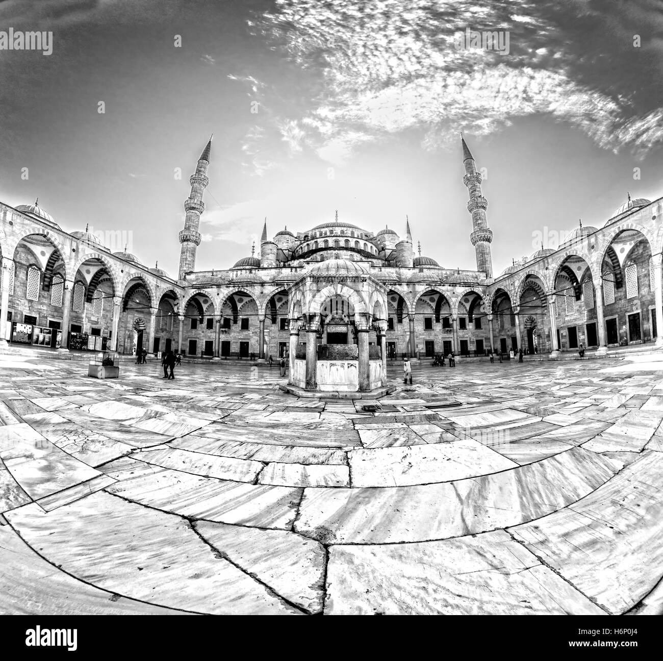 La Mosquée Bleue (Sultanahmet Camii), Istanbul, Turquie. Banque D'Images
