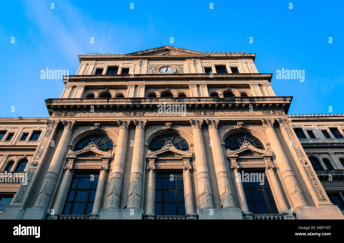 Lonja del Comercio, La Vieille Havane, Cuba Banque D'Images